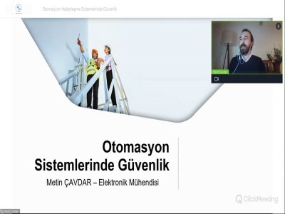 OTOMASYON HABERLEŞME SİSTEMLERİNDE GÜVENLİK BAŞLIKLI WEBİNAR DÜZENLENDİ