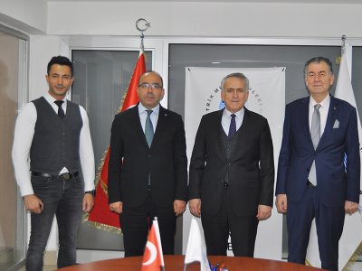 GAZİ ÜNİVERSİTESİ REKTÖR YARDIMCISI PROF. DR. RAMAZAN BAYINDIR VE REKTÖR DANIŞMANI PROF. DR. HALİL İBRAHİM BÜLBÜL EMO ANKARA ŞUBEMİZİ ZİYARET ETTİLER