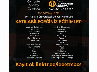 IEEE TURKEY COMPUTER SOCİETY CONGRESS  CSCON22 DÜZENLENİYOR