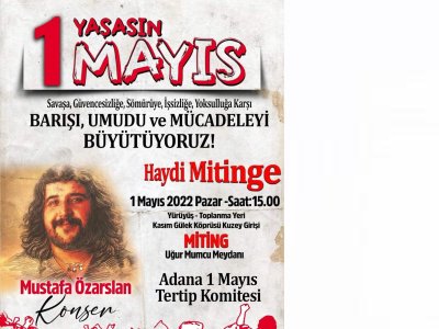 1 MAYISTA ALANLARDAYIZ.