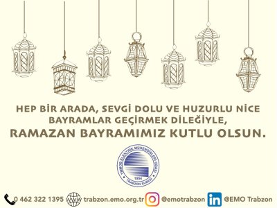 RAMAZAN BAYRAMI KUTLU OLSUN.