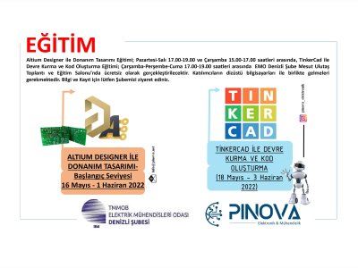 ALTİUM DESİGNER İLE TİNKERCAD EĞİTİMLERİ