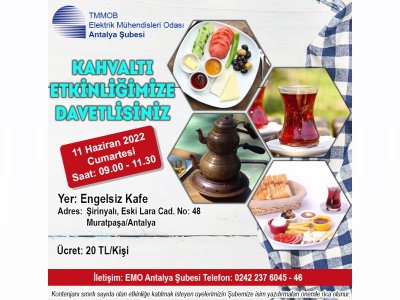 KAHVALTI ETKİNLİĞİMİZDE BULUŞALIM!
