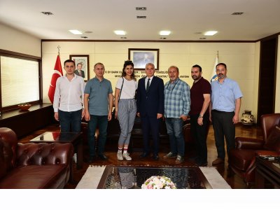 YÖNETİM KURULUMUZ DENİZLİ BÜYÜKŞEHİR BELEDİYE BAŞKANI OSMAN ZOLAN`I ZİYARET ETTİ
