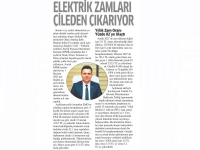 ELEKTRİK ZAMLARI ÇİLEDEN ÇIKARIYOR (ANTALYA`DA TİCARET VE SİYASET-04.06.2022)