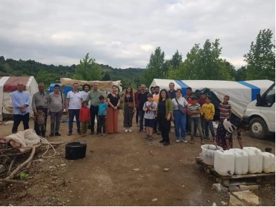 MEVSİMLİK TARIM İŞÇİLERİNE ZİYARET