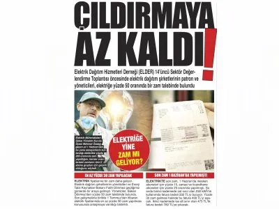 ÇILDIRMAYA AZ KALDI! (GAZETE GERÇEK)