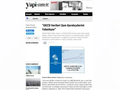 `OECD VERİLERİ ZAM GEREKÇELERİNİ YALANLIYOR` (YAPİ.COM.TR)