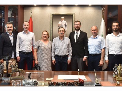 ESKİŞEHİR TEPEBAŞI BELEDİYE BAŞKANI DT. AHMET ATAÇ MAKAMINDA ZİYARET EDİLDİ
