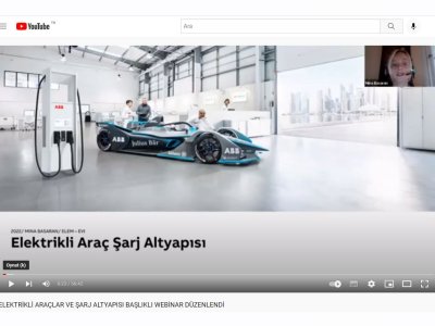 ELEKTRİKLİ ARAÇLAR VE ŞARJ ALTYAPISI BAŞLIKLI WEBİNAR DÜZENLENDİ