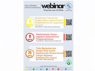 AĞUSTOS AYI WEBİNARLARI BAŞLIYOR