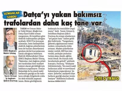 UZMANLAR SORDU: DATÇA`YI YAKAN BAKIMSIZ TRAFOLARDAN DAHA KAÇ TANE VAR (SÖZCÜ)