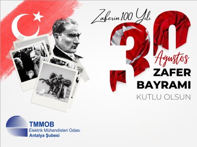 30 AĞUSTOS ZAFER BAYRAMIMIZ KUTLU OLSUN!