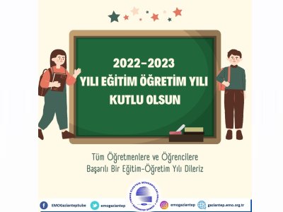 2022-2023 EĞİTİM ÖĞRETİM YILI KUTLU OLSUN