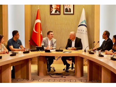 ANTALYA BİLİM ÜNİVERSİTESİ REKTÖRÜ ZİYARET EDİLDİ