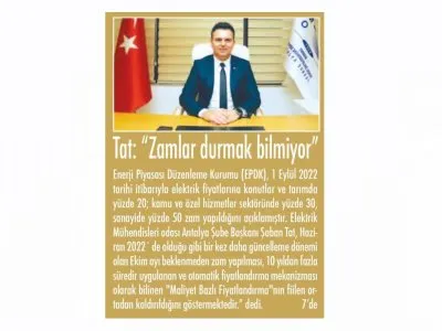 TAT: `ZAMLAR DURMAK BİLMİYOR` (03.09.2022-ANTALYA SON HABER)