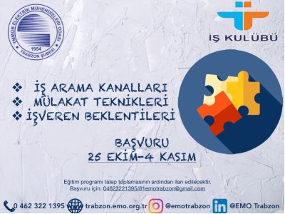 İŞ KULÜBÜ EĞİTİMLERİ