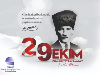 CUMHURİYET BAYRAMIMIZ KUTLU OLSUN!