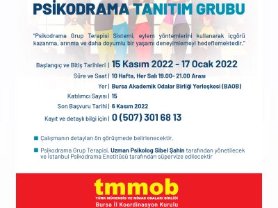 PSİKODRAMA TANITIM GRUBU
