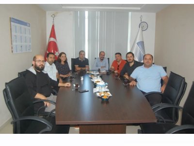 MERSİN ÜNİVERSİTESİ TEKNİK BİLİMLER MESLEK YÜKSEKOKULU ÖĞRETİM ELEMANLARI, DEĞERLİ MESLEKTAŞLARIMIZ ŞUBEMİZE GELEREK BİZLERİ ZİYARET ETTİ