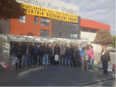 A - TECH AKILLI BİNA TEKNOLOJİLERİ ELEKTRİK SİSTEMLERİ FUARI` NA TEKNİK GEZİ DÜZENLENDİ
