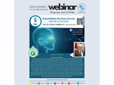 KARANLIKTAN KORKAN ÇOCUK BAŞLIKLI WEBİNAR GERÇEKLEŞECEK