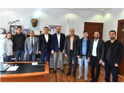 13.DONEM ŞUBE YÖNETİM KURULUMUZ OLARAK YENİŞEHİR BELEDİYE BAŞKANI SN. ABDULLAH ÖZYİĞİT`İ MAKAMINDA ZİYARET ETTİK