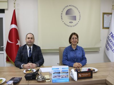 İNŞAAT MÜHENDİSLERİ ODASI GAZİANTEP ŞUBE YÖNETİM KURULU ŞUBEMİZİ ZİYARET ETTİ