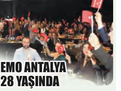 EMO ANTALYA 28 YAŞINDA (ANTALYA GÜNDEM-26.12.2022)