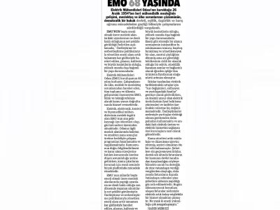 EMO 68 YASINDA (GÜNEY HABER)