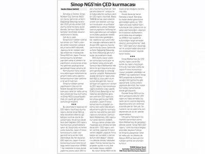 SİNOP NGSNİN ÇED KURMACASI (NEDİM BÜLENT DAMAR/BİRGÜN)