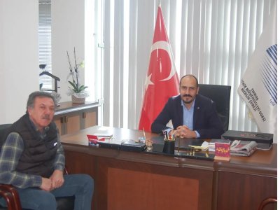 MERSİN ÜNİVERSİTESİ TEKNİK PERSONELİ SN. HÜSEYİN ESEN ŞUBE BAŞKANIMIZ ALKAN ALKAYA`YI ZİYARET ETTİ.