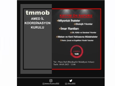 `KAYYIM İRADE GASPI VE KENT KIRIMI ÖN RAPORU` KAMUOYU İLE PAYLAŞILACAKTIR..