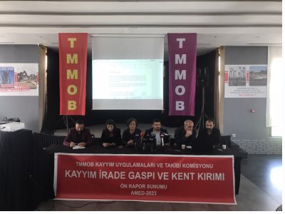TMMOB DİYARBAKIR İL KOORDİNASYON KURULU TARAFINDAN`KAYYIM İRADE GASPI VE KENT KIRIMI ÖN RAPORU` KAMUOYU İLE PAYLAŞILDI..