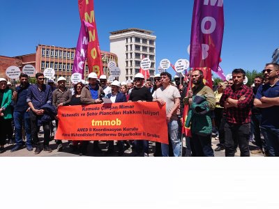 KAMUDA ÇALIŞAN MİMAR, MÜHENDİS VE ŞEHİR PLANCILARI HAKKINI İSTİYOR!