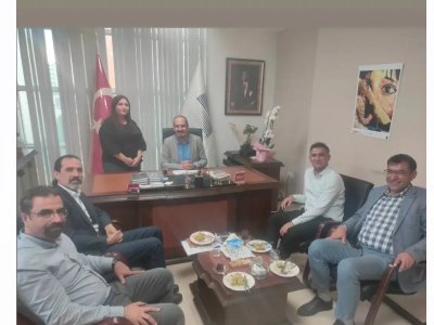 MERSİN BÜYÜKŞEHİR BELEDİYESİ İKLİM DEĞİŞİKLİĞİ VE SIFIR ATIK DAİRESİ BAŞKANLIĞINDAN ŞUBEMİZE ZİYARET