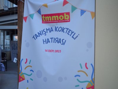 TMMOB GENÇ TANIŞMA KOKTEYLİ DÜZENLENDİ