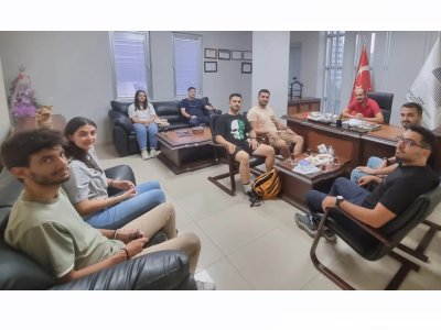 MERSİN ÜNİVERSİTESİ  EMOGENÇ BAŞKANI MİRAÇ TAYLAN VE YÖNETİMİ EMO MERSİN ŞUBE BAŞKANIMIZ ALKAN ALKAYA`YI ZİYARET ETTİ.