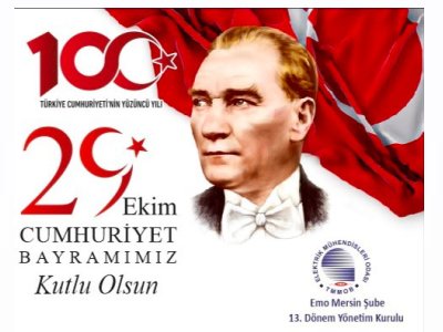 29 EKİM CUMHURİYET BAYRAMIMIZ KUTLU OLSUN !