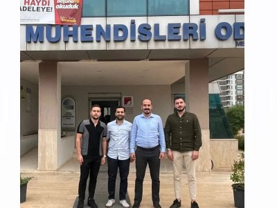 CENOVA ENERJİ SATIŞ PAZARLAMA DİREKTÖRÜ SN. BEDİRHAN EKMEN ŞUBE BAŞKANIMIZ ALKAN ALKAYA`YI ZİYARET ETTİ.