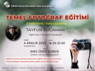 TEMEL FOTOĞRAF EĞİTİMİ / <B>KAYIT</B>
