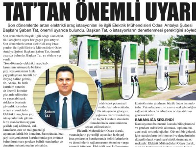 TAT`DAN ÖNEMLİ UYARI(ANTALYA GÜNDEM-28.11.2023)