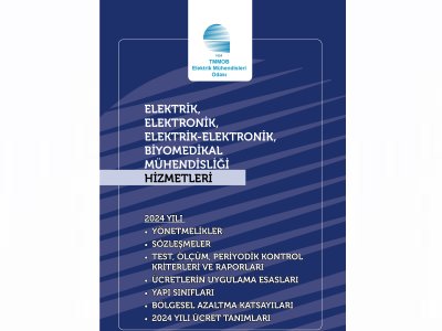 EMO MÜHENDİSLİK HİZMETLERİ 2024 YILI ÜCRET TANIMLARI BELİRLENDİ.