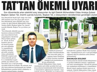 TAT`DAN ÖNEMLİ UYARI(ANTALYA GÜNDEM-28.11.2023)