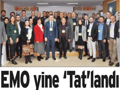 EMO YİNE TAT`LANDI (AKDENİZ MANŞET-15.01.2024)