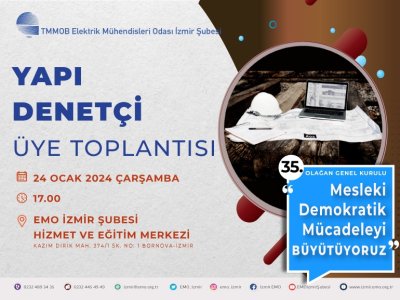 YAPI DENETÇİSİ ÜYELERİMİZLE BULUŞUYORUZ