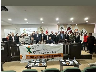GIDA MÜHENDİSLERİ ODASI MERSİN ŞUBE GENEL KURULU`NA EMO MERSİN ŞUBE BAŞKANIMIZ ALKAN ALKAYA KATILIM SAĞLADI.