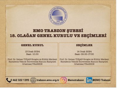 18.OLAĞAN GENEL KURUL VE SEÇİMLER