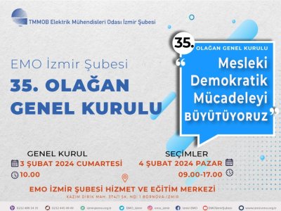 35. OLAĞAN GENEL KURULU KAPSAMINDA SEÇİMLER GERÇEKLEŞTİRİLİYOR