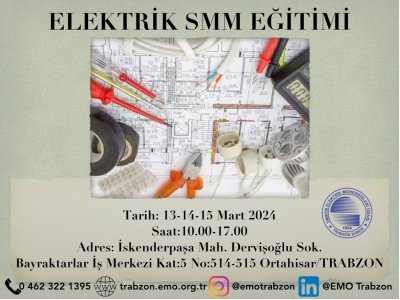ELEKTRİK SMM EĞİTİMİ